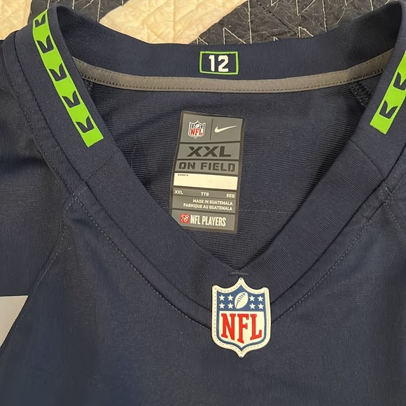 Seattle Seahawks Wilson Nike Onfield jersey XXL NFL - Picture 3 of 4